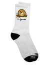 Stylish and Trendy Dark Adult Socks for Doge Coin Enthusiasts - TooLoud-Socks-TooLoud-Crew-Ladies-4-6-Davson Sales