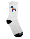 Stylish and Trendy Grunge Colorado Emblem Flag Dark Adult Socks - TooLoud-Socks-TooLoud-Crew-Ladies-4-6-Davson Sales