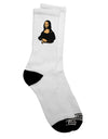 Stylish and Trendy Mona Cutout Adult Crew Socks - TooLoud-Socks-TooLoud-White-Ladies-4-6-Davson Sales