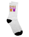 Stylish and Trendy Peanut Butter and Jealous Adult Crew Socks - TooLoud-Socks-TooLoud-White-Ladies-4-6-Davson Sales