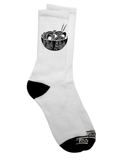 Stylish and Trendy Pho Sho Dark Adult Socks - TooLoud-Socks-TooLoud-Crew-Ladies-4-6-Davson Sales