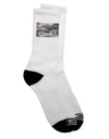 Stylish and Vibrant Rainbow in Cloud M Angelou Adult Crew Socks - TooLoud-Socks-TooLoud-White-Ladies-4-6-Davson Sales