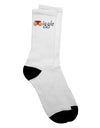 Stylish and Vibrant Twerk Medium Adult Crew Socks - TooLoud-Socks-TooLoud-White-Ladies-4-6-Davson Sales