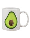 Stylish Avocado-themed 11 oz Coffee Mug - TooLoud-11 OZ Coffee Mug-TooLoud-White-Davson Sales