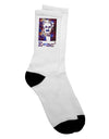 Stylish Cosmic Galaxy Adult Crew Socks - Embodying E equals mc2 - by TooLoud-Socks-TooLoud-White-Ladies-4-6-Davson Sales