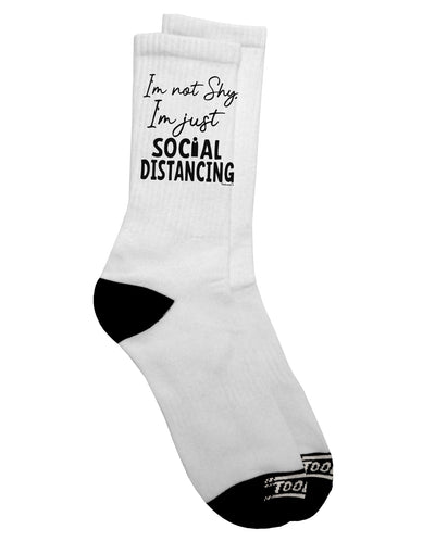 Stylish Dark Adult Socks for the Socially Distanced Individual - TooLoud-Socks-TooLoud-Crew-Ladies-4-6-Davson Sales