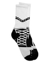 Stylish French Maid AOP Adult Crew Socks with All Over Print - TooLoud-Socks-TooLoud-White-Ladies-4-6-Davson Sales