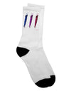 Stylish Graphic Feather Design - Feather Trio Adult Crew Socks - by TooLoud-Socks-TooLoud-White-Ladies-4-6-Davson Sales