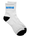 Stylish Hawaii Ocean Bubbles Adult Short Socks - Enhance Your Wardrobe with TooLoud-Socks-TooLoud-White-Ladies-4-6-Davson Sales