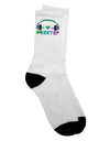 Stylish Heart Dubstep Adult Crew Socks - Enhance Your Wardrobe with a Touch of Dubstep Fashion - TooLoud-Socks-TooLoud-White-Ladies-4-6-Davson Sales