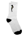 Stylish Irish Flag Bikini Shadow Adult Crew Socks - A Must-Have for Fashion Enthusiasts!-Socks-TooLoud-White-Ladies-4-6-Davson Sales