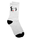 Stylish Marilyn Monroe Cutout Design Red Lips Adult Crew Socks - Exclusively by TooLoud-Socks-TooLoud-White-Ladies-4-6-Davson Sales