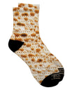 Stylish Matzo Adult Short Socks with All Over Print - TooLoud-Socks-TooLoud-White-Ladies-4-6-Davson Sales