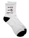 Stylish Mexican American Adult Short Socks - Enhance Your Wardrobe with Authenticity and Comfort - TooLoud-Socks-TooLoud-White-Ladies-4-6-Davson Sales