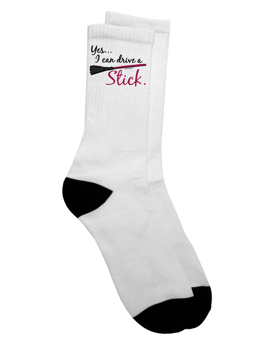 Stylish Pink Adult Crew Socks for Driving Enthusiasts - TooLoud-Socks-TooLoud-White-Ladies-4-6-Davson Sales