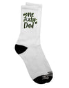 Stylish Shamrock Adult Socks for the Fortunate Father - TooLoud-Socks-TooLoud-Crew-Ladies-4-6-Davson Sales