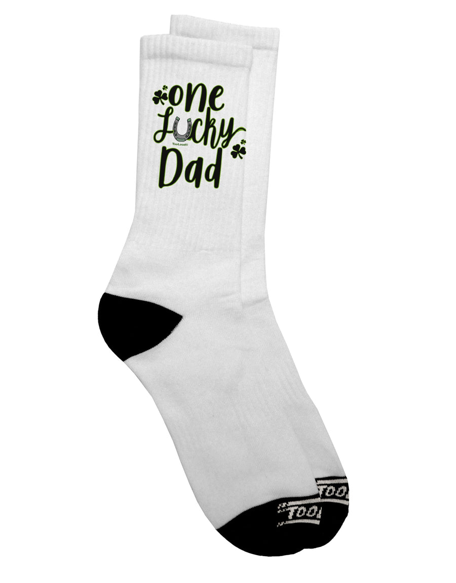 Stylish Shamrock Adult Socks for the Fortunate Father - TooLoud-Socks-TooLoud-Short-Ladies-4-6-Davson Sales