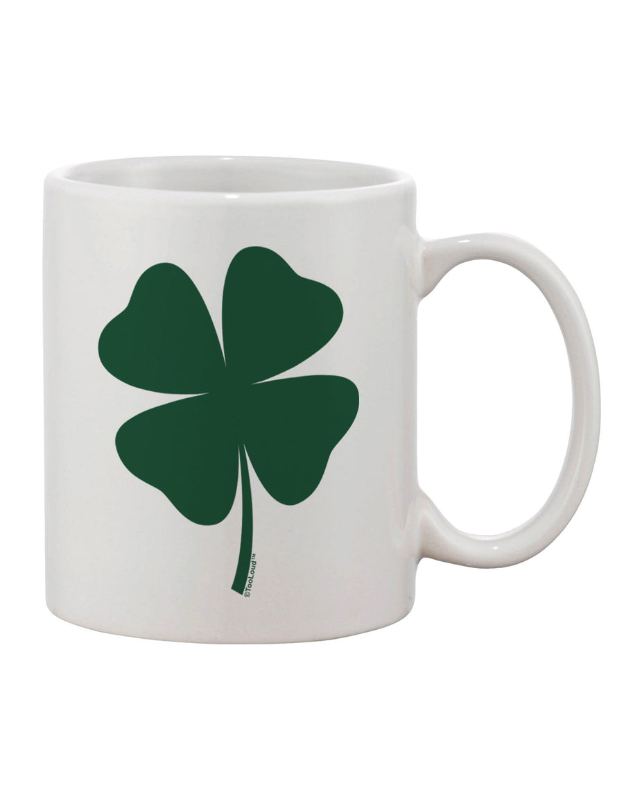 Stylish St. Patrick's Day 11 oz Coffee Mug - Perfect for Celebrating the Luck of the Irish - TooLoud-11 OZ Coffee Mug-TooLoud-White-Davson Sales