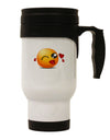 Stylish Stainless Steel 14 OZ Travel Mug for the Emoji Enthusiast - TooLoud-Travel Mugs-TooLoud-White-Davson Sales