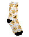 Stylish Starfish Patterned Adult Crew Socks - Exclusively by TooLoud-Socks-TooLoud-White-Ladies-4-6-Davson Sales