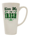 Stylishly Celebrate St. Patrick's Day with our 16 Ounce Conical Latte Coffee Mug - TooLoud-Conical Latte Mug-TooLoud-White-Davson Sales