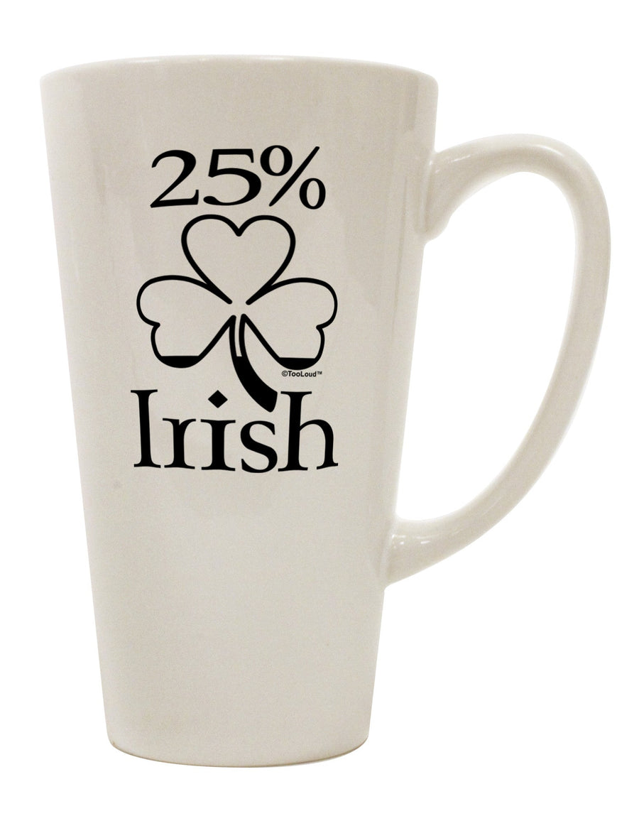 Stylishly Celebrate St. Patrick's Day with our 16 Ounce Conical Latte Coffee Mug - TooLoud-Conical Latte Mug-TooLoud-White-Davson Sales