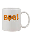 Stylishly Crafted Boo Text Orange Printed 11 oz Coffee Mug - TooLoud-11 OZ Coffee Mug-TooLoud-White-Davson Sales