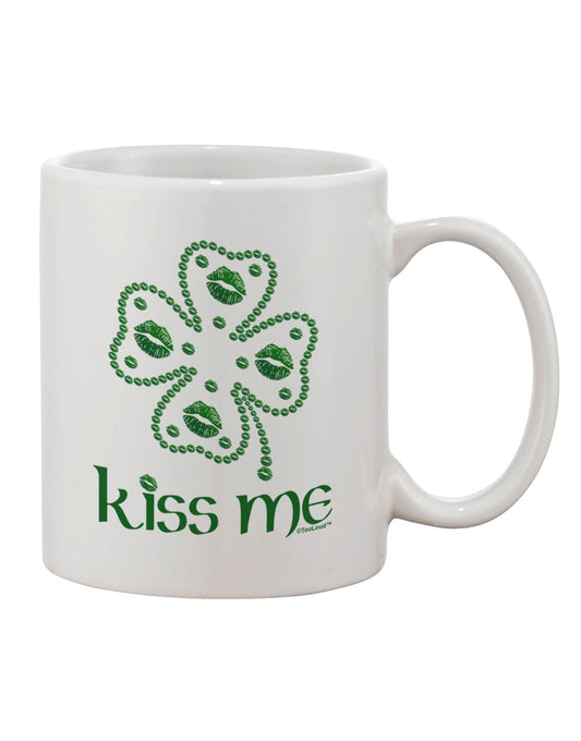 Stylishly Printed 11 oz Coffee Mug - Perfect for St. Patrick's Day Celebrations TooLoud-11 OZ Coffee Mug-TooLoud-White-Davson Sales