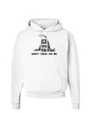 Subdued Don't Tread On Me Gadsden Flag Rattlesnake Hoodie Sweatshirt-Hoodie-TooLoud-White-Small-Davson Sales