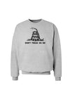 Subdued Don't Tread On Me Gadsden Flag Rattlesnake Sweatshirt-Sweatshirts-TooLoud-AshGray-Small-Davson Sales