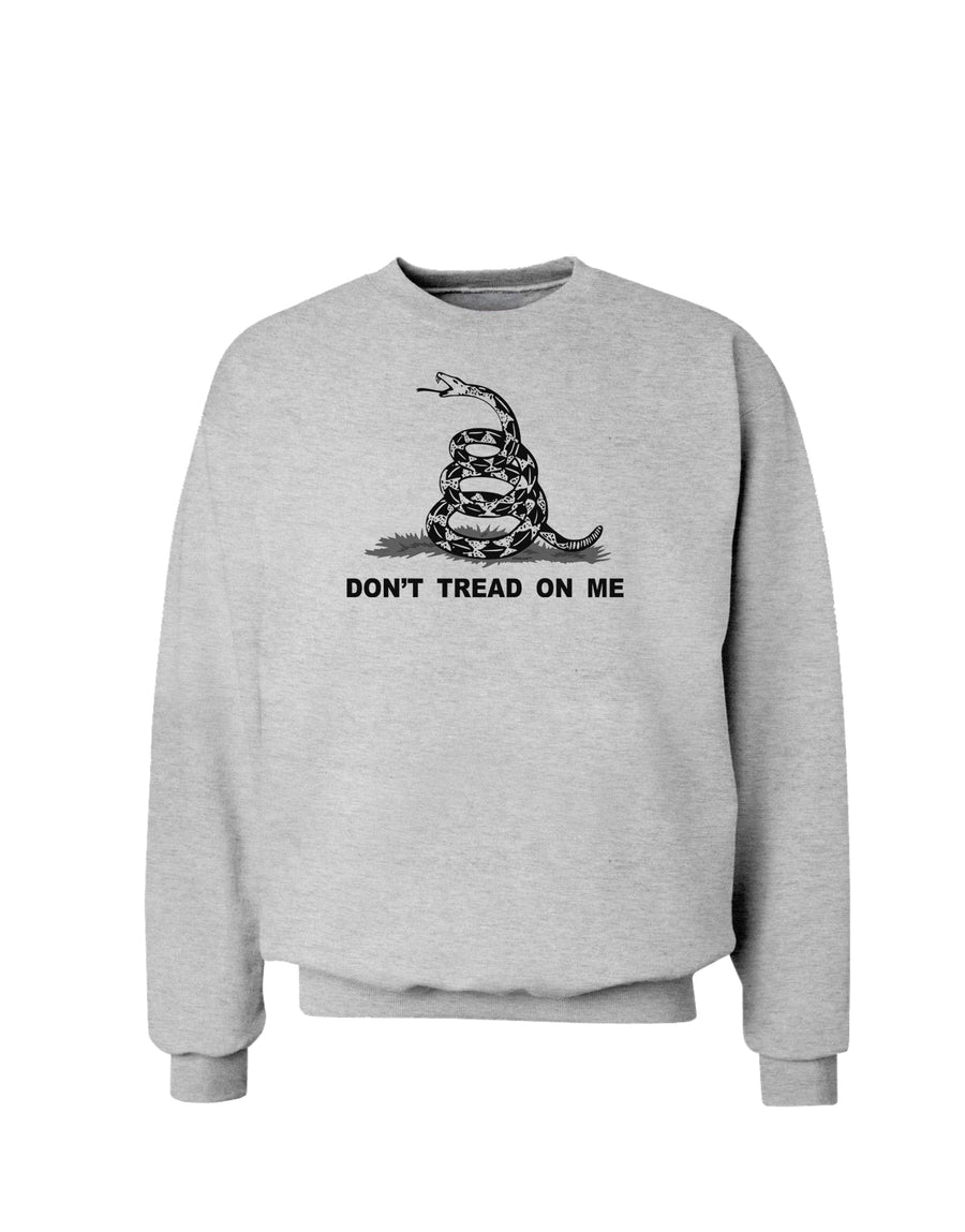 Subdued Don't Tread On Me Gadsden Flag Rattlesnake Sweatshirt-Sweatshirts-TooLoud-White-Small-Davson Sales