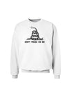 Subdued Don't Tread On Me Gadsden Flag Rattlesnake Sweatshirt-Sweatshirts-TooLoud-White-Small-Davson Sales