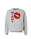 Such a Fun Age Kiss Lips Sweatshirt-Sweatshirts-TooLoud-AshGray-Small-Davson Sales