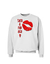 Such a Fun Age Kiss Lips Sweatshirt-Sweatshirts-TooLoud-White-Small-Davson Sales