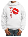 Such a Fun Age Kiss Lips Youth Hoodie Pullover Sweatshirt-Youth Hoodie-TooLoud-White-XS-Davson Sales