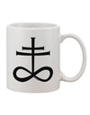 Sulphur Cross Design 11 oz Coffee Mug - Expertly Crafted Drinkware TooLoud-11 OZ Coffee Mug-TooLoud-White-Davson Sales