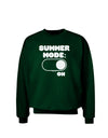 Summer Mode On Adult Dark Sweatshirt by TooLoud-Sweatshirts-TooLoud-Deep-Forest-Green-Small-Davson Sales