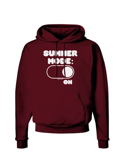 Summer Mode On Dark Hoodie Sweatshirt by TooLoud-Hoodie-TooLoud-Maroon-Small-Davson Sales