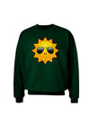 Sun With Sunglasses Dark Adult Dark Sweatshirt-Sweatshirt-TooLoud-Deep-Forest-Green-Small-Davson Sales