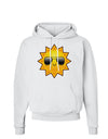 Sun With Sunglasses Hoodie Sweatshirt-Hoodie-TooLoud-White-Small-Davson Sales