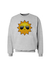 Sun With Sunglasses Sweatshirt-Sweatshirt-TooLoud-AshGray-Small-Davson Sales