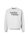 Sunday Funday Text Design Sweatshirt by TooLoud-Sweatshirts-TooLoud-White-Small-Davson Sales