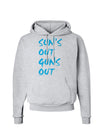 Suns Out Guns Out - Blue Hoodie Sweatshirt-Hoodie-TooLoud-AshGray-Small-Davson Sales