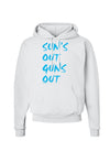 Suns Out Guns Out - Blue Hoodie Sweatshirt-Hoodie-TooLoud-White-Small-Davson Sales