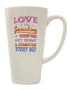 Sunshine-inspired Love - Conical Latte Coffee Mug TooLoud-Conical Latte Mug-TooLoud-White-Davson Sales