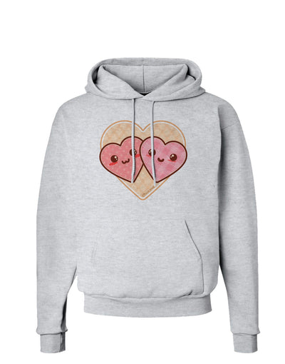 Super Cute Kawaii Hearts Hoodie Sweatshirt-Hoodie-TooLoud-AshGray-Small-Davson Sales