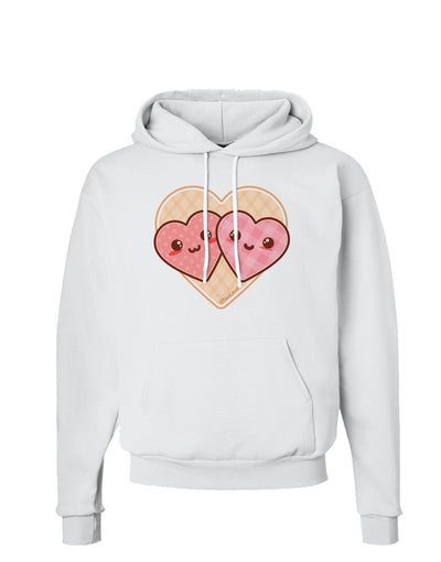 Super Cute Kawaii Hearts Hoodie Sweatshirt-Hoodie-TooLoud-White-Small-Davson Sales