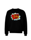 Super Dad - Superhero Comic Style Adult Dark Sweatshirt-Sweatshirts-TooLoud-Black-Small-Davson Sales