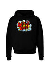 Super Dad - Superhero Comic Style Dark Hoodie Sweatshirt-Hoodie-TooLoud-Black-Small-Davson Sales