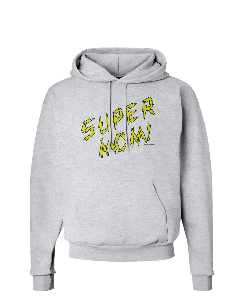 Super Mom - Lightening Bolt Design Hoodie Sweatshirt by TooLoud-Hoodie-TooLoud-White-Small-Davson Sales